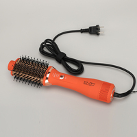 Sèche-cheveux et lisseur 2-en-1 professionnel ENZO OEM, brosse coiffante électrique à air chaud pour usage domestique