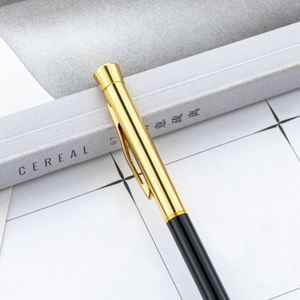 Wholesale 1.0Mm Twist-Action Metal Customizable Logo Student Writing Gifts Advertising Hotel Promotional Ballpoint <b>Pens</b> - Product Image 2