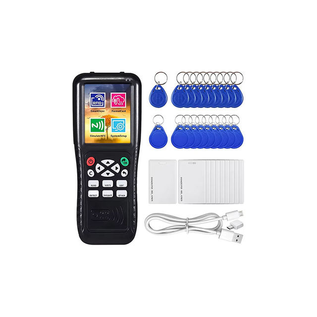 NFC Smart Card Reader Writer RFID Smart Chip Reader Tag Copyer X100 Port Access Card Programmer Duplicator 125KHz 13.56MHz