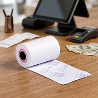 Rouleaux de papier thermique pour imprimante à prix avantageux, papier thermique pour caisse enregistreuse 57 mm