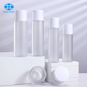 Flaconi in Plastica PET Trasparente Opaco 100ml per Lozione 50g per <span class=keywords><strong>Crema</strong></span> Cura <span class=keywords><strong>della</strong></span> Pelle Shampoo Cosmetici Confezione in Plastica - Product Image 2