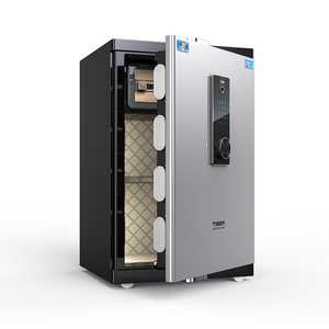 Boîte solide tout acier Accès par empreinte digitale Bureau Hôtel Maison Boîte de sécurité Alarme intelligente Boîte <span class=keywords><strong>simple</strong></span> Mot de passe Coffre-fort Wifi - Product Image 3