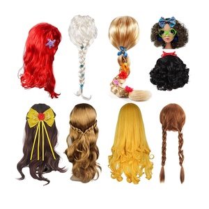 <span class=keywords><strong>Perruque</strong></span> de princesse sirène <span class=keywords><strong>Anna</strong></span> Blanche-Neige, tresses <span class=keywords><strong>Elsa</strong></span>, accessoires de coiffure pour filles, perruques longues tressées pour filles - Product Image 1