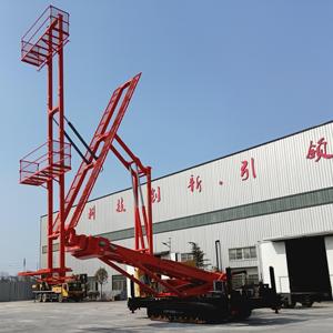Plataforma Elevadora Hidráulica Montada sobre Rieles de Grado Industrial 8T, 200HP Diésel HuaEagle para Producción de Láminas de Techo en Altura - Product Image 3
