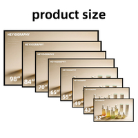 Monitor LCD de Pared Android 4K para Publicidad Animada, Señalización Digital para Tiendas Minoristas y Centros Comerciales, 32''43''50''