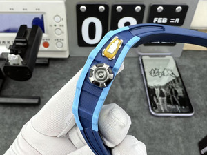 Reloj Mecánico Automático de Lujo para Hombre, Modelo 3503, de Fibra de Carbono Azul, con Tourbillon Esqueletizado, el Más Vendido del 2026 - Product Image 3