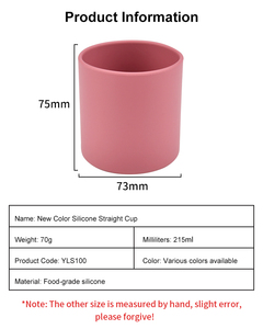 High Grade Washable Silicone Water Cup Reusable Kids Drinking Eco Friendly Non Slip BPA Free <b>Microwave</b> Safe Unbreakable Training - Product Image 2