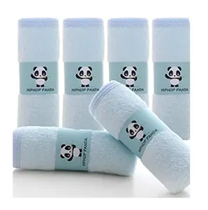 Хипхоп панда бамбуковые Детские мочалки мягкие впитывающие детские полотенца 10x10 дюймов (в упаковке 6 шт.) нежная кожа детское полотенце