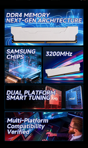 Memoria RAM DDR4 de 16 GB y 3200 MHz para PC de Escritorio, Nueva, al por Mayor, Compatible con Logotipo Personalizado, OEM, ODM, Nueva Memoria RAM SJS de 8 GB y 3200 MHz - Product Image 3