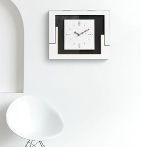 <b>Wall</b> <b>Clock</b> Rectangular Battery Powered Quartz <b>Silent</b> Living Room Decorative Cover Box 2026 New High End - Product Image 4