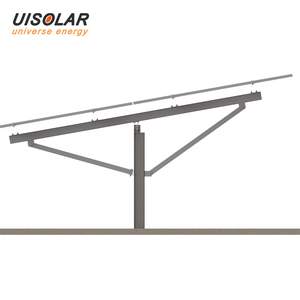 UISOLAR Hot-Selling ST2 Mount Solar Ground Rack Bracket Easy <strong>Fixed</strong> Open Field HDG Steel <strong>Post</strong> for Hot Solar System Mounting - Product Image 5