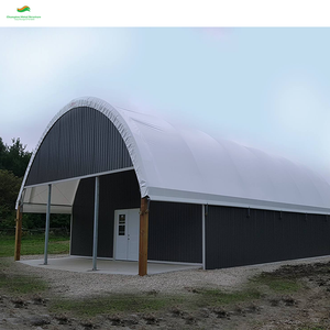 Carpa Domo Moderna con Estructura Metálica para Exteriores, Resistente al Fuego e Impermeable, Refugio de Acero, Resistente al Viento y la Nieve, Cobertizo para Autos, Almacenes con Lona de PVC - Product Image 5