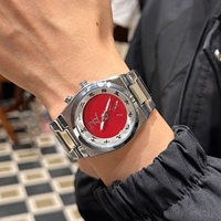 Montre de luxe simple à double affichage pour homme, style rétro avec caractères chinois, bracelet en acier inoxydable, étanche, mouvement à quartz pour affaires
