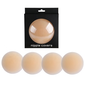 Non-colle Auto-Adhésif Seins Pasties Invisible Réutilisable Confortable Silicone Mamelon Couvre Mamelon Autocollant - Product Image 1