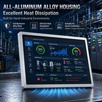Mochuan MC-H156E HMI de 15.6 Pulgadas con Resolución de 1920x1080, CPU ARM Cortex-A8 de 1G para Control de Velocidad de Motor Paso a Paso Programable