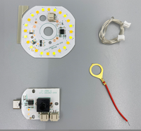Lampe de table Pcb USB Rechargeable Led Touch Switch Dimmable Lampe de bureau Ensemble complet d'accessoires de source de lumière DIY Module Led