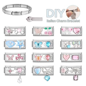 Charms Long-strand Multi-functional Creative Connectable DIY Versatile Dainty Stainless Steel Butterfly Modular <b>Bracelet</b> Jewelry - Product Image 4
