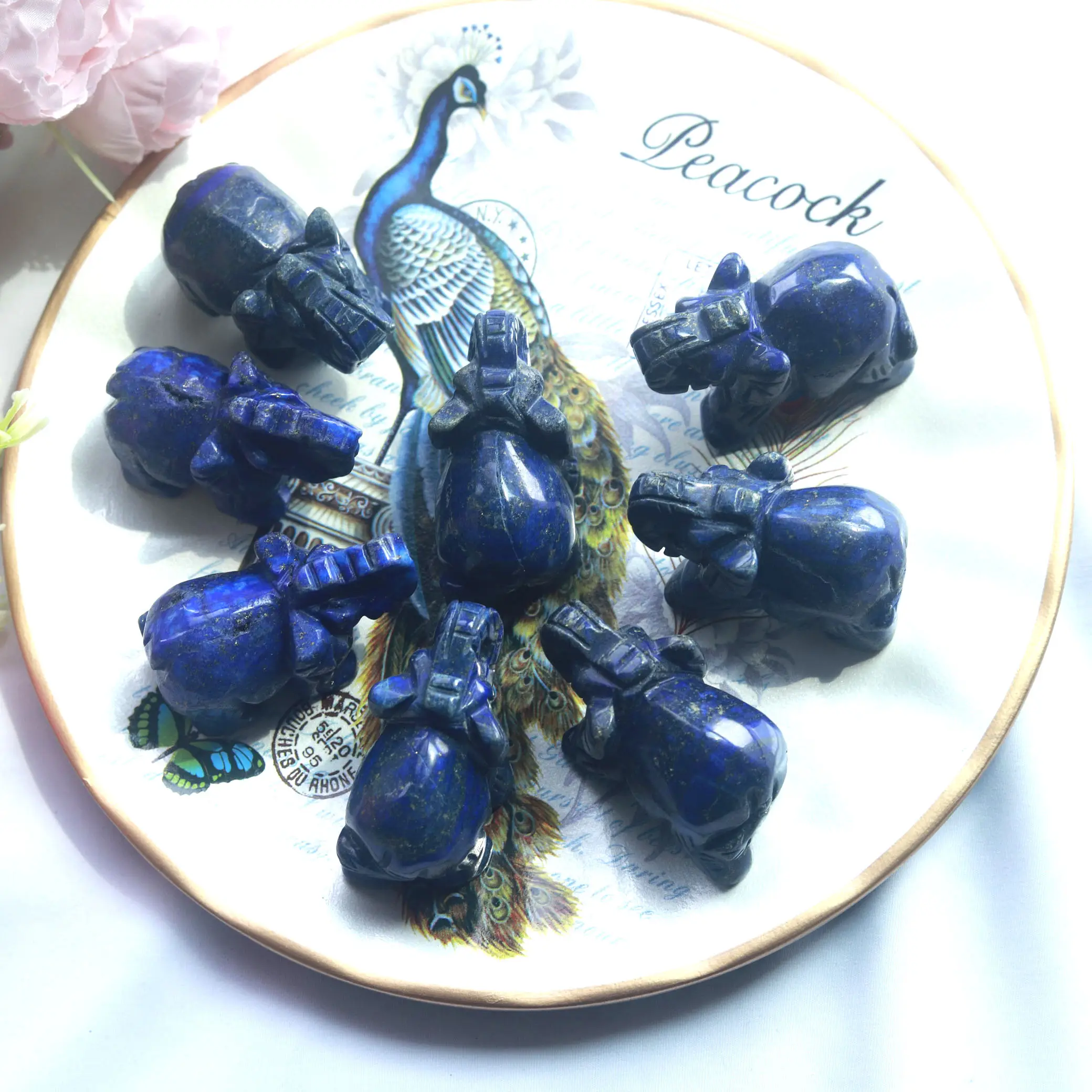 Groothandel 2 "Lapis Lazuli Olifanten