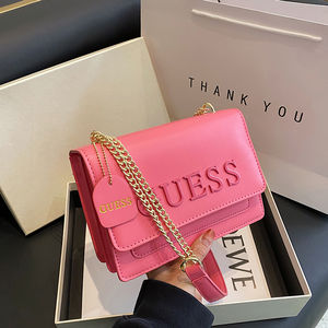 <span class=keywords><strong>Bolso</strong></span> Bandolera de Cuero PU Premium |   Elegante <span class=keywords><strong>Bolso</strong></span> de Hombro con Cadena Dorada |   Monedero Compacto con Cierre Magnético para <span class=keywords><strong>Mujer</strong></span> - Product Image 1