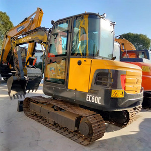 Excavadoras Volvo EC60 Originales Baratas de Segunda Mano, Retroexcavadoras Hidráulicas de 6 Toneladas, EC60D EC60C, Miniexcavadoras Usadas en Venta - Product Image 1
