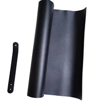 Vente flash : Ensemble de tapis de protection pour tables, tapis de table portables, faits à la main, pliables, avec logo personnalisé, en cuir PU de luxe