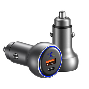 Adaptador Universal para Smartphone con Pantalla Digital Inteligente A+USB C 12-24V, Cargador de Coche Ultra-rápido PD 100w - Product Image 6