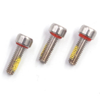 Vis d'étanchéité Torx à tête cylindrique en acier inoxydable 304 DIN7985, étanche, avec joint torique en caoutchouc, tailles M2, M2.5, M3, M4, M5, M6, M8