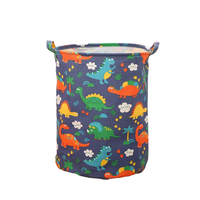 Boîte de rangement ronde en tissu de coton grande capacité avec poignées, couleur et taille personnalisables, pour dortoir universitaire, panier de rangement pour jouets d'enfants