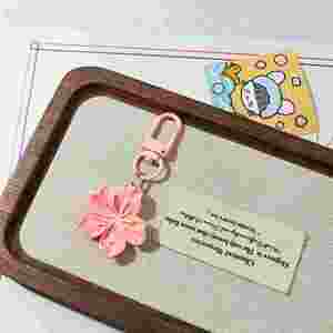 Porte-clés Fleur Colorée Fait Main, Pendentif Artisanat en Résine Fleur de Cerisier Romantique, Pendentif DIY, Porte-clés Fleur - Product Image 4