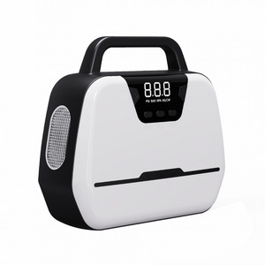 Inflador de neumáticos portátil para coche, bomba de aire eléctrica de 12V con pantalla LCD, 40L/min, doble cilindro, para uso en vehículos. - Product Image 3