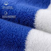 Premium Cotton Striped Beach Towel - Extra Large Cabana Stripe Bath Towels, Super Absorbent Quick Dry Yarn-dyed Towel for Beach
