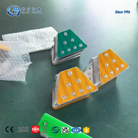 Señalización Vial Rural Antiinundaciones, Fluorescente en la Oscuridad, Trapezoidal, Galvanizada, de Plástico, de Alta Intensidad, Prismática y Reflectante