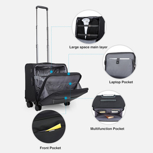 Hanke Lightweight Carry <strong>on</strong> Business Travel Suitcase <strong>Wheels</strong> Rolling <strong>Laptop</strong> Trolley Hand <strong>Case</strong> Cabin Luggage Bag - Product Image 5