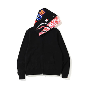 <span class=keywords><strong>Sudadera</strong></span> con Capucha de Doble Capa, con Cierre, Estampado Animal, Holgada, Estilo Hip-Hop, a Prueba de Viento, de Algodón - Product Image 5