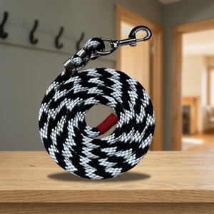 Cuerda de Amarre para Caballos de Acero Inoxidable Bicolor Resistente con Gancho Giratorio de Latón, Diseño Ecológico, Uso en Establos y Exteriores, CTS-PVC-HH OEM - Product Image 3