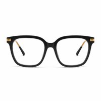 Gafas Ópticas de Montura Completa TR90 Cuadradas para Hombre, Ligeras, para Uso Diario y Prescripción Médica