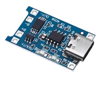 Module de charge de batterie au lithium HSW TP4056 1A avec interface MICRO USB et protection par ruban adhésif, carte TP4056 pour module