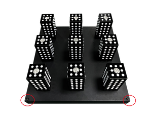 15W 3D Matrix LED muro di <span class=keywords><strong>luce</strong></span> in alluminio corpo E27 Base DMX512 Pixel Display per Hotel sfondo parete Night Club fase di illuminazione - Product Image 4