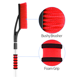 Folta Brusher Sharp Denti di Pulizia Dell'automobile Raschietto Aeroporto Neve Seeper Pennello - Product Image 2