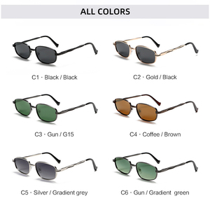 Gafas de Sol Polarizadas Sunray con Marco de Acero Inoxidable Plateado, Lentes TAC con Protección UV400, Diseño Deportivo para Exteriores, Logotipo Personalizado OEM, Venta al Por Mayor - Product Image 5