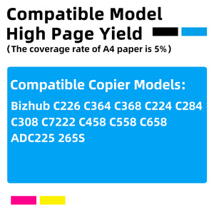 Chất lượng tốt C226 c364 c368 mô-men xoắn giới hạn cho Konica minolt Bizhub C224 c284 c308 c7222 C458 C558 bc658 adc225 265S - Product Image 4