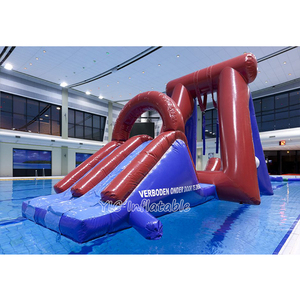 Carrera de obstáculos de agua flotante inflable a la venta para <span class=keywords><strong>piscina</strong></span> <span class=keywords><strong>con</strong></span> soplador incluido para <span class=keywords><strong>parques</strong></span> acuáticos y recreación - Product Image 4