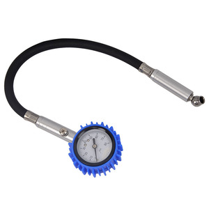 Car tire pressure gauge with copper valve and rubber tube the tire pressure gauge <b>can</b> release <b>air</b> 9803 - Product Image 6