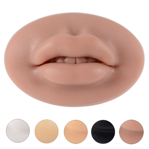 <span class=keywords><strong>Piercing</strong></span> de silicona suave ovalado para labios, joyería corporal práctica, modelo de <span class=keywords><strong>boca</strong></span> de silicona para joyería, tatuaje, herramienta de enseñanza de punción - Product Image 3