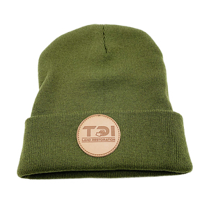 Nuovi Berretti Invernali alla Moda con Logo Ricamato, Patch in Pelle, 100% Acrilico, Motivo a Quadri, Cappelli in Lana Lavorati a Maglia Personalizzati - Product Image 1