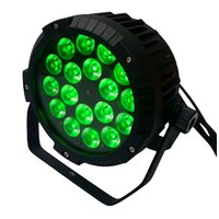 18x18W RGBWAUV 6in1 extérieur Par effet LED plat Par lumière scène étanche Par boîtes éclairage de scène