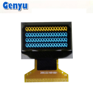 0.96 inch yellow and blue custom oled flexible light panel factory control board for excavator sports watch - Product Image 3