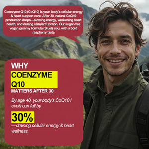 โคเอนไซม์ คิวเท็น กัมมี่ รสราสเบอร์รี่ 60 เม็ด สำหรับผู้ใหญ่ วีแกน ปราศจากน้ำตาล ช่วยเพิ่มความหนาแน่นของกระดูก บำรุงสุขภาพหัวใจและเซลล์ |   ผู้ผลิตอุปกรณ์ดั้งเดิม - Product Image 5