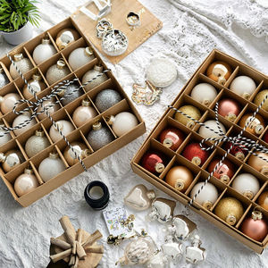 Zhuochen Medium Set Irregular <b>Glass</b> Applique Embroidery Eco-friendly Modern <b>Christmas</b> Ball <b>Tree</b> Decorations <b>Ornament</b> <b>Christmas</b> - Product Image 3
