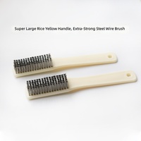 Brosse métallique LEBANG avec manche en plastique extra-large, extra-rigide pour un nettoyage efficace, personnalisable OEM